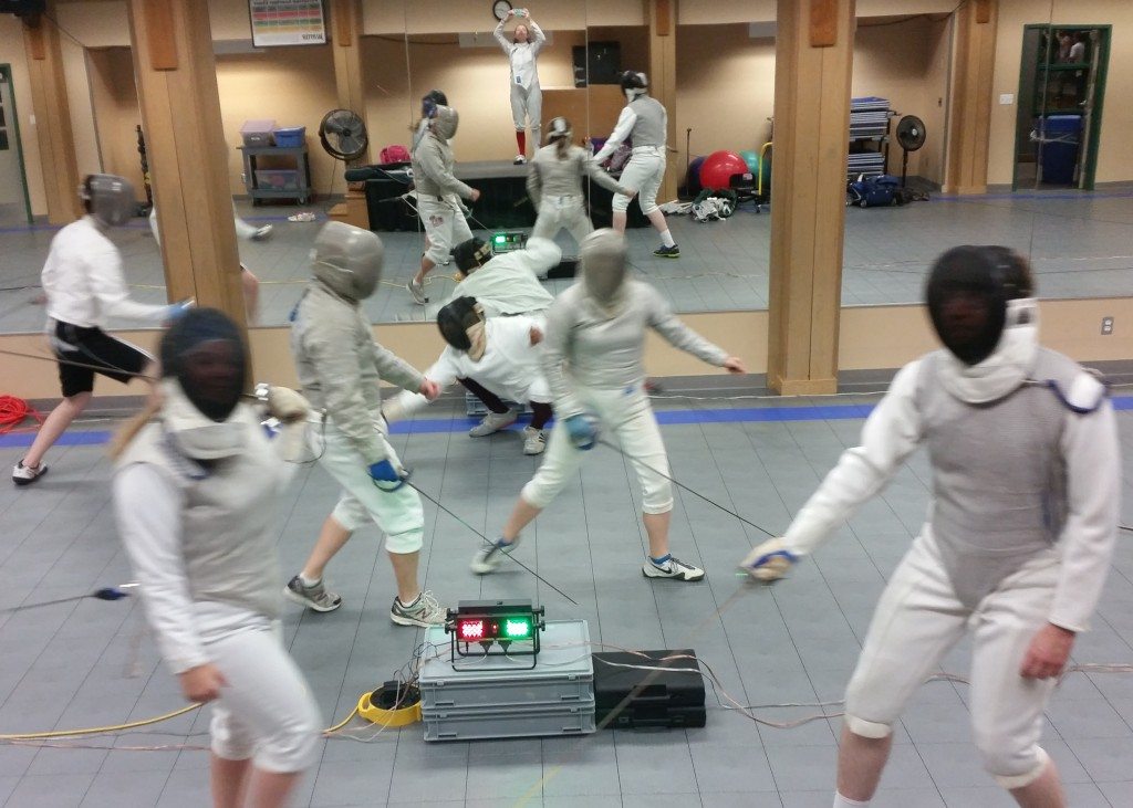 Epee, foil and saber at Houston Sword Sports